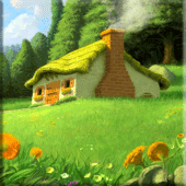 Cartoon Houses Lock Screen Apk