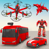 US Drone Bus Robot Transform Apk