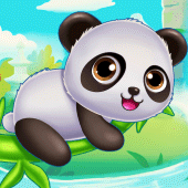 Panda caretaker pet salon game Apk