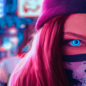 Girl Mask Wallpaper Apk