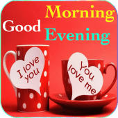 Good Morning Evening wishes images Gif Apk