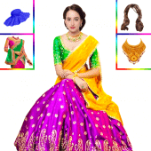 Bridal lehenga saree editor Apk