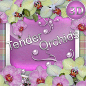 Tender Orchids 3D Next Launcher theme Apk