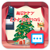 Christmas Night skin 2018 for Handcent Next SMS Apk