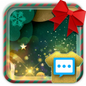 Christmas origami style skin for Handcent Next SMS Apk