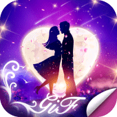 Heart Kiss GIF Stickers For WhatsApp Apk