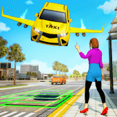 Flying Car Transport: Taxi Driving Games Apk