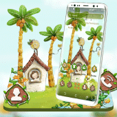 Home Coconut Tree Theme Apk