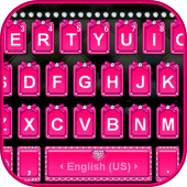 Pink Glamour girl Keyboard The Apk