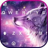 Starry Wolf Keyboard Theme Apk