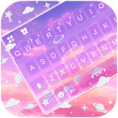 Aesthetic Gravity Keyboard Background Apk