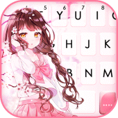 Anime Girl Sakura Keyboard Apk