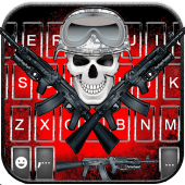 Armed Skull Keyboard Theme Apk