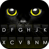 Black Cat Keyboard Theme Apk