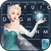 Blonde Fairy Girl Keyboard Background Apk