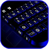 Blue Black Keyboard Theme Apk