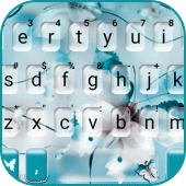 Blue Butterfly Keyboard Theme Apk