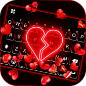 Broken Hearts Gravity Keyboard Apk