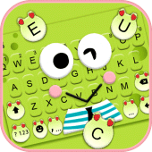 Cartoon Green Frog Keyboard Th Apk