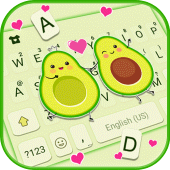 Cute Avocado Love Keyboard Bac Apk