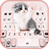 Cutie Kitty Keyboard Background Apk