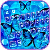 Neon Butterfly Theme Apk