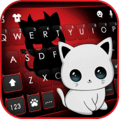 Demon Kitten Keyboard Background Apk