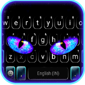 Evil Cat Eyes Keyboard Background Apk