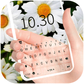 Flowers Transparent Keyboard Background Apk