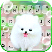 Fluffy Cute Dog Theme Apk