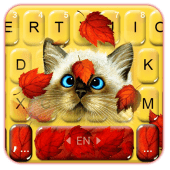 Funny Maple Cat Keyboard Theme Apk