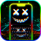 Glitch Mask Keyboard Background Apk