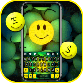 Glow Happy Emoji Keyboard Background Apk