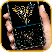 Golden Eagle Keyboard Background Apk