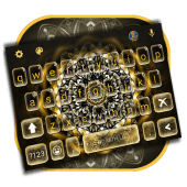 Golden Mandala Keyboard Theme Apk