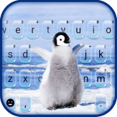 Happy Penguin Keyboard Background Apk