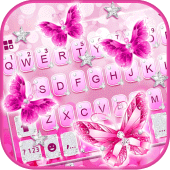 Pink Butterfly 2 Theme Apk