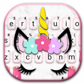 Pretty Unicorn Keyboard Theme Apk