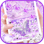 Purple Lux Butterfly Theme Apk