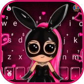 Sexy Bunny Girl Keyboard Theme Apk