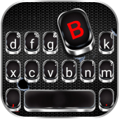 Silver Metal Keyboard Theme Apk