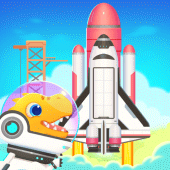 Dinosaur Rocket Games for kids Apk