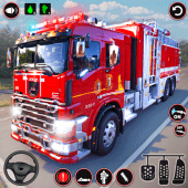 Fire Truck Sim: Truck Games Apk