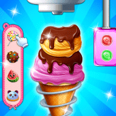 Ice Cream Cone Ice Cream Maker Apk