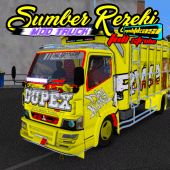 Mod Truck Sumber Rezeki Modifikasi Full Strobo Apk