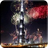 Fireworks in Dubai Video LWP Apk