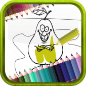 Paint Coloring Fruits: Preschool Games: lol color Apk