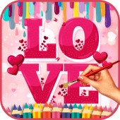 Lovely Hearts Coloring Book Apk