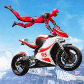 Superhero Bike Stunt Racing 3D Apk