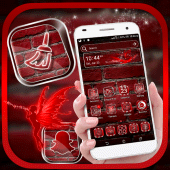 Red Brick Launcher Theme Apk